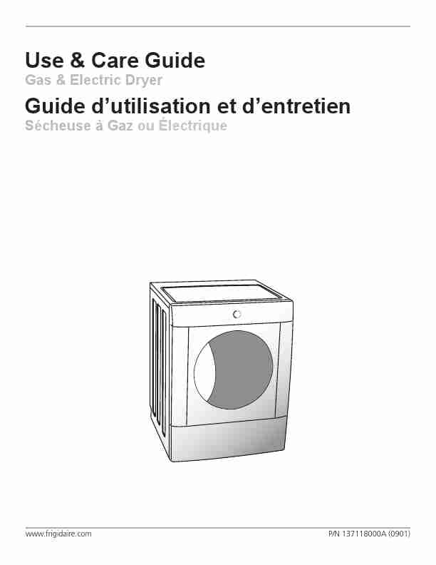 Frigidaire Clothes Dryer 137118000A-page_pdf